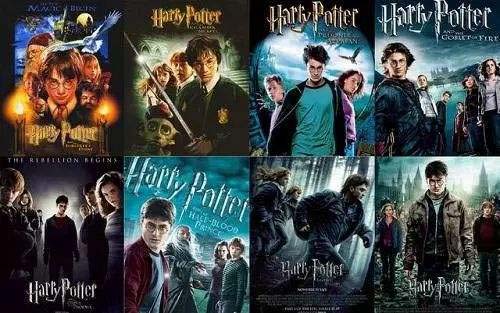 法语电影-法语英语Harry Potter哈利波特电影全集8部中.英.法.中英.中法双语字幕