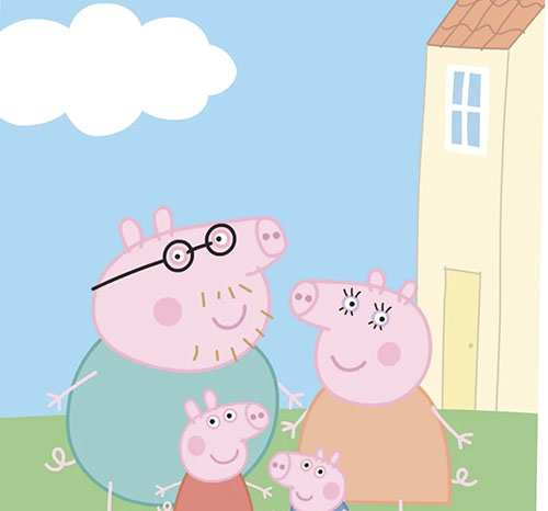 希腊语动画片小猪佩奇动画片全集Peppa Pig小猪佩奇希腊语版中文中希腊双语字幕